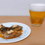【至高のおつまみ晩酌】焼き鯖のポン酢風味と生ビール